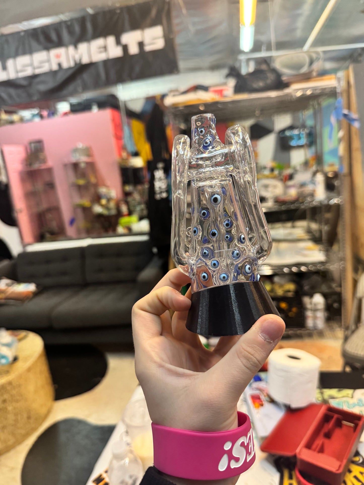 Evil Eye Lissamelts x Ryan Fitt V2 Puffco Peak Recycler