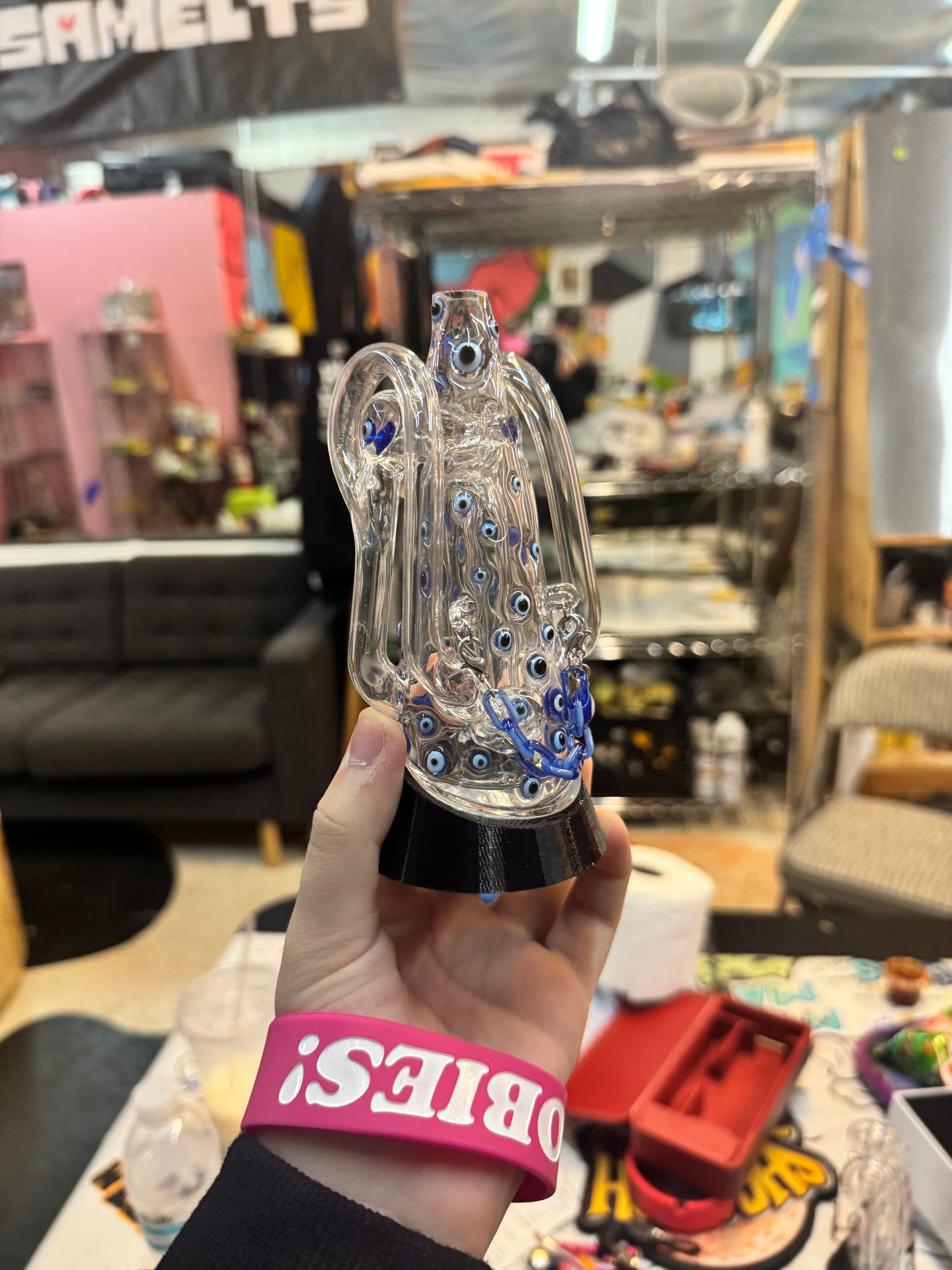 Evil Eye Lissamelts x Ryan Fitt V2 Puffco Peak Recycler