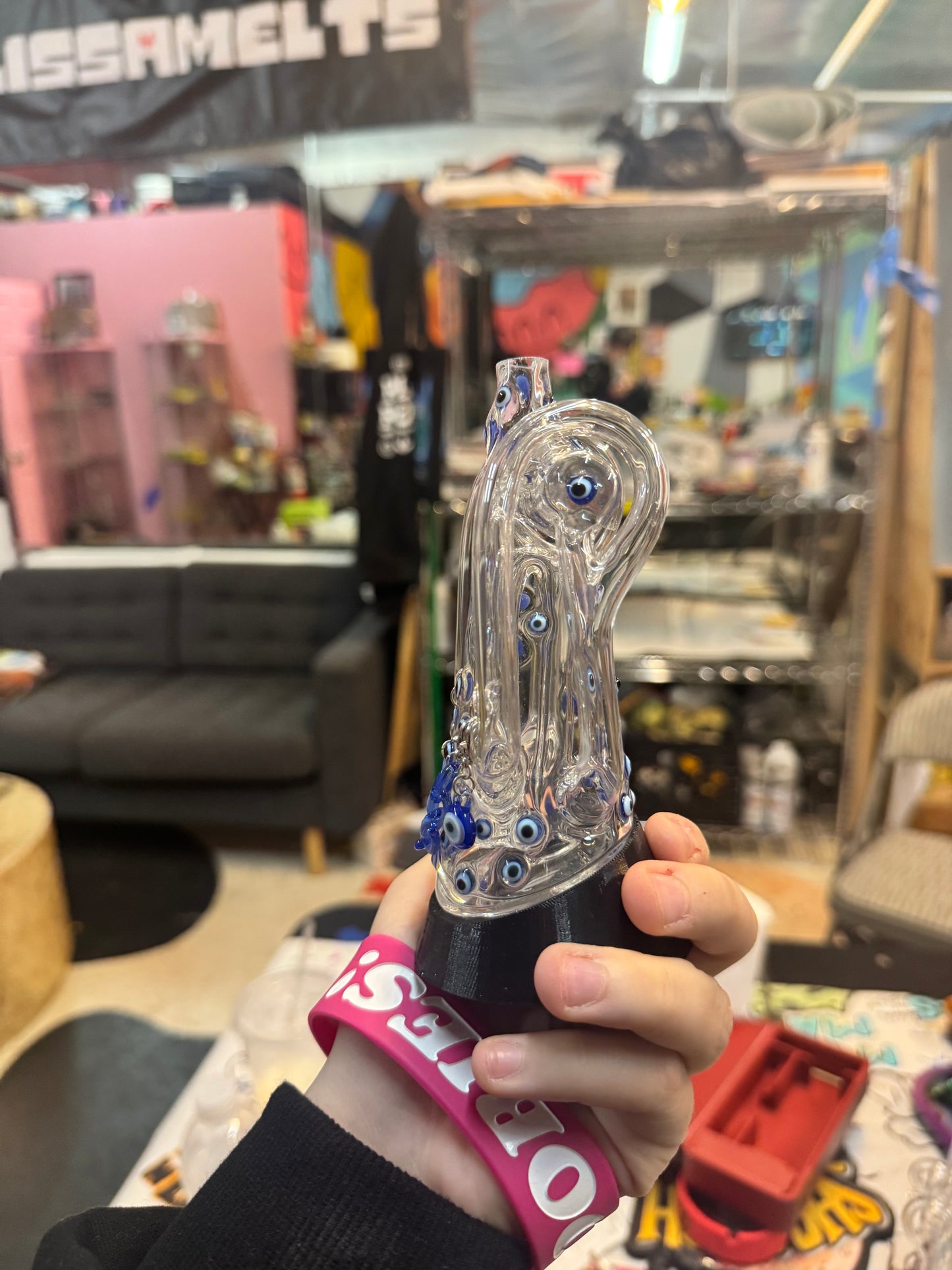 Evil Eye Lissamelts x Ryan Fitt V2 Puffco Peak Recycler